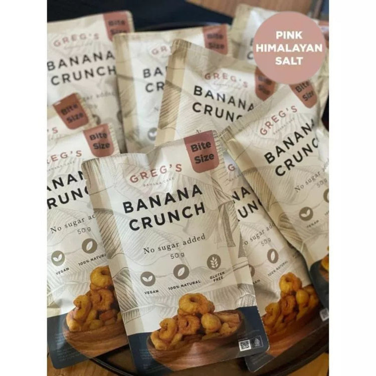Greg's Banana Crunch | Gluten Free | Vegan | Halal Snack