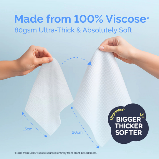 [Upgraded Version] Hoppi Premium Cleaning Dry Wipes - 60 Sheets