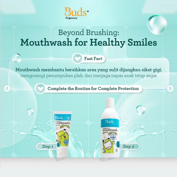 Buds BOO Green Apple Mouthwash (300ml)