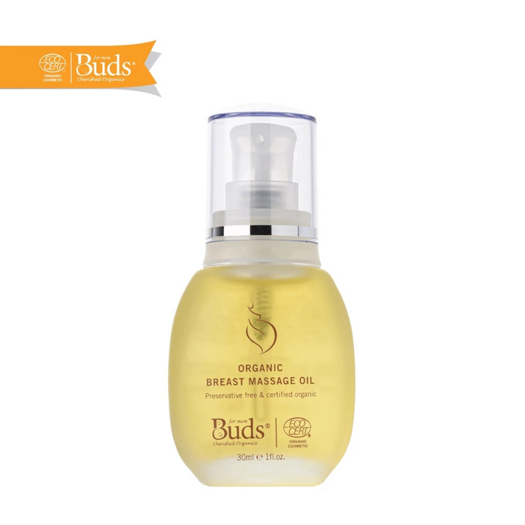 Buds BCO Organic Breast Massage Oil 30ml