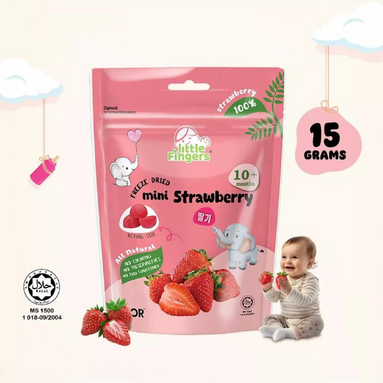 Little Fingers Freeze Dried Mini Strawberry 15g (10 months+)