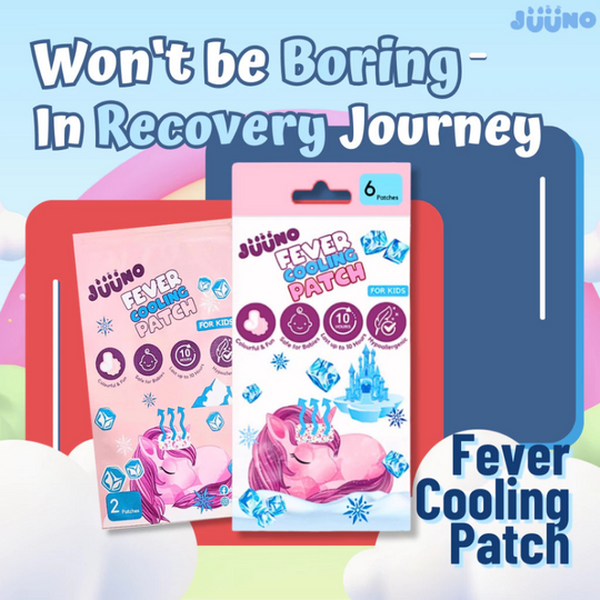 Juuno Fever Cooling Patch (6 Pcs) For Baby and Kids (Fever / Headache / Sunstroke)