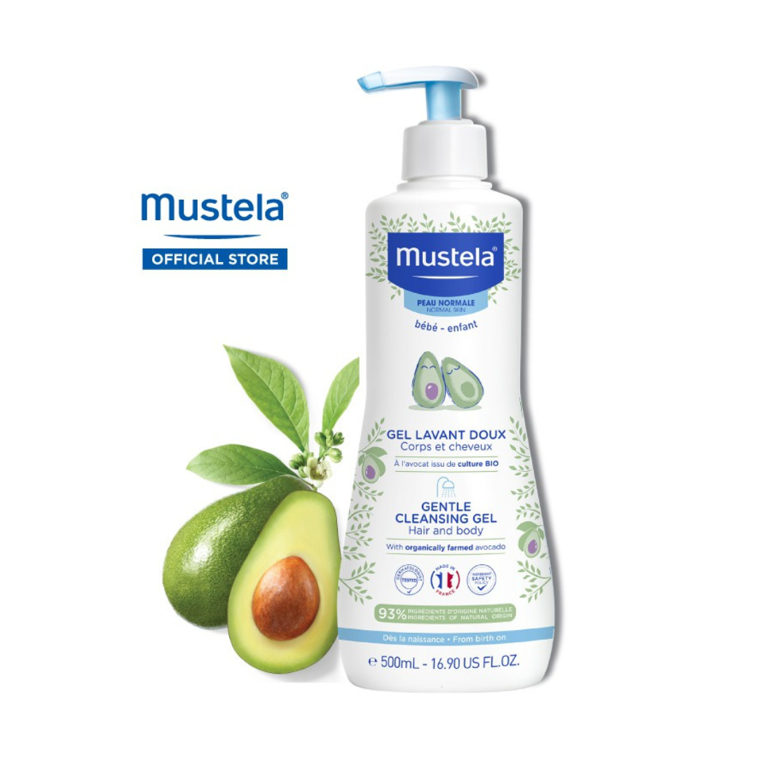 Mustulla Mustela Gentle Cleansing Gel with Avocado (500ml) – Babyland SS2 Malaysia