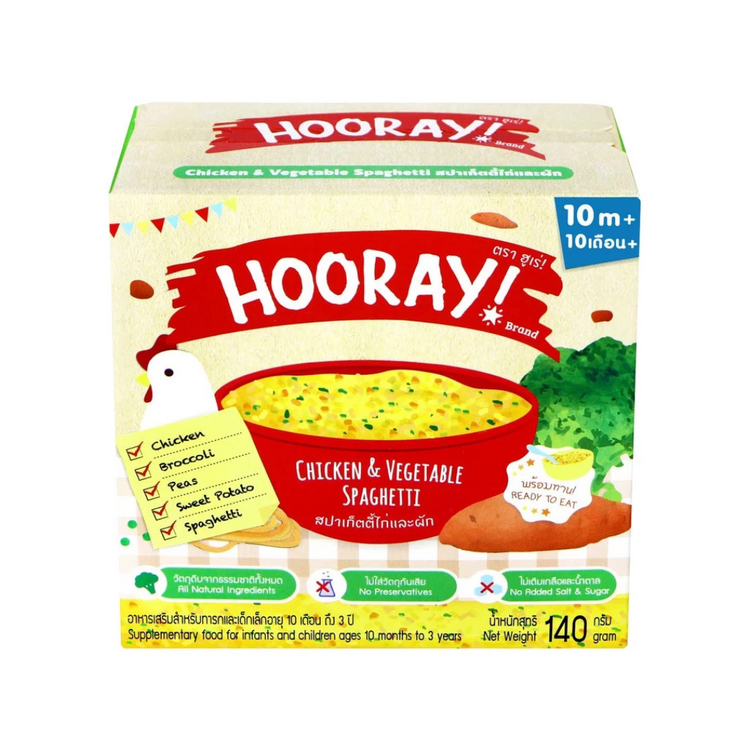 Hooray Baby Food Puree Porridge Cereal 140g ( 10+ months )
