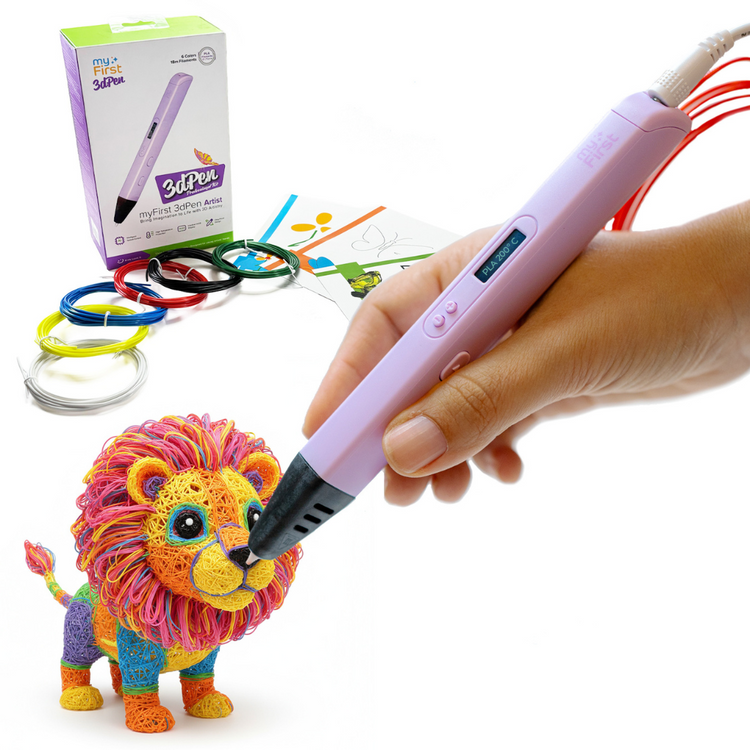 myFirst 3dPen Artist - Safe & Easy to Use STEM Learning 3D Pen for Kids