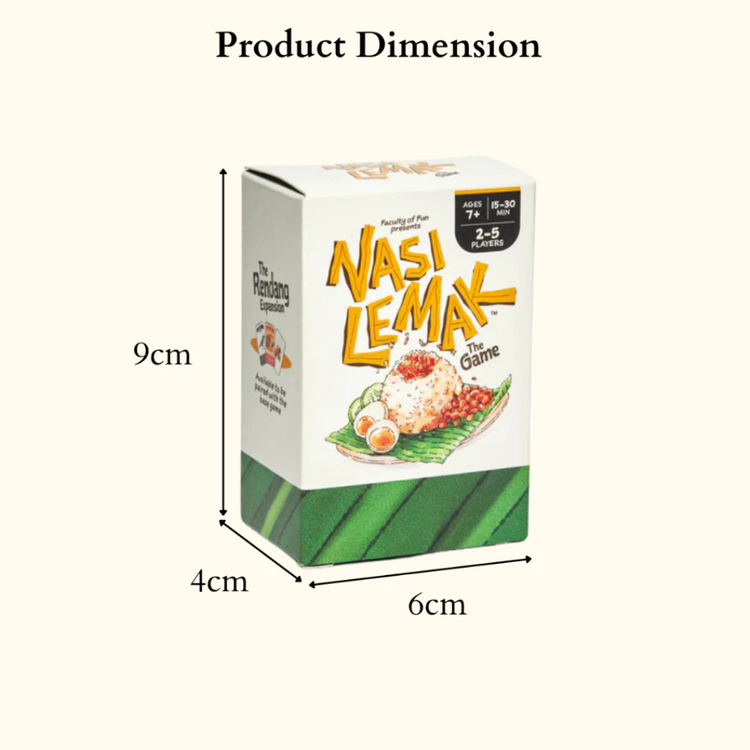 The Nurts Nasi Lemak The Game (Base & Expansion Pack) 2 in 1