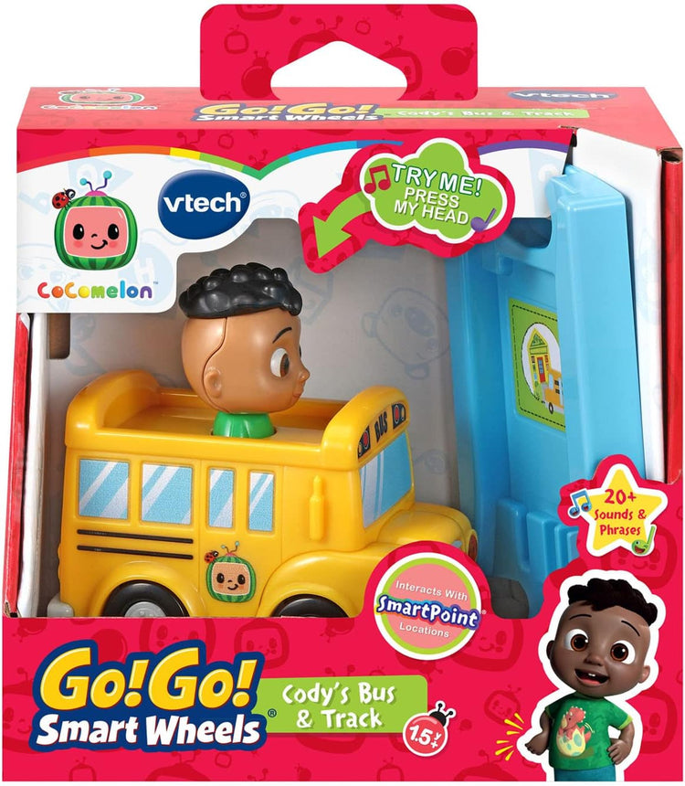 Vtech Cocomelon Go Go Smart Wheels - Cody's Bus & Track