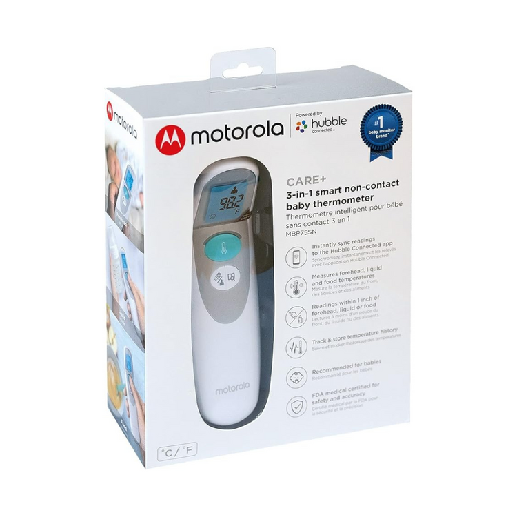 Motorola CARE+ 3-in-1 Smart Non-Contact Baby Thermometer