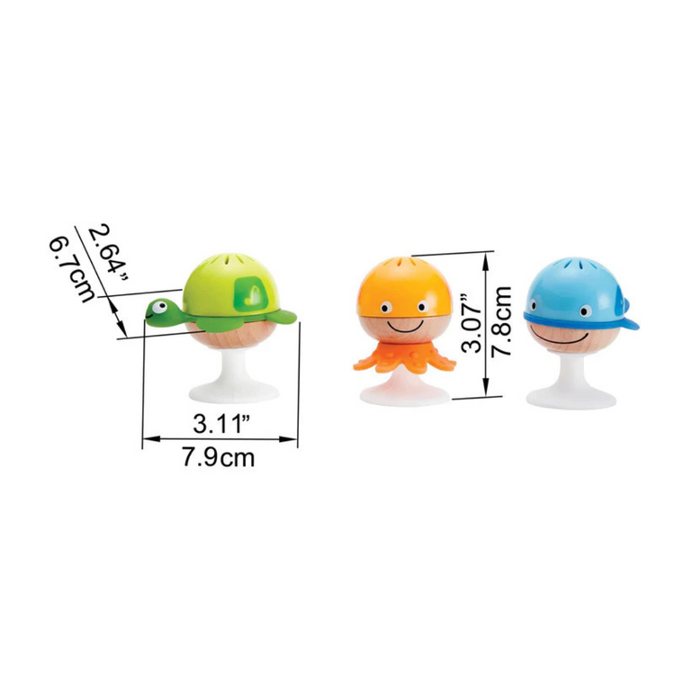 Hape 0330 Stay-Put Rattle Set Suitable For Age 0-24 Months