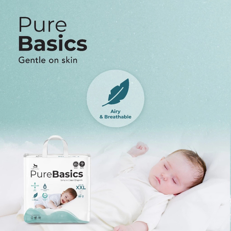 Applecrumby PureBasics Pull Up Diapers (Mega, 2 Packs)