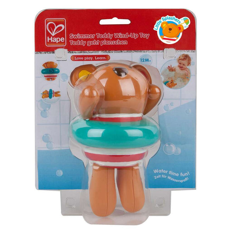Hape Swimmer Teddy Wind-Up Toy (12m+)