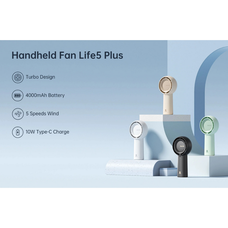 JisuLife Handheld Fan Life5 Plus (4000mAh) (FA43)