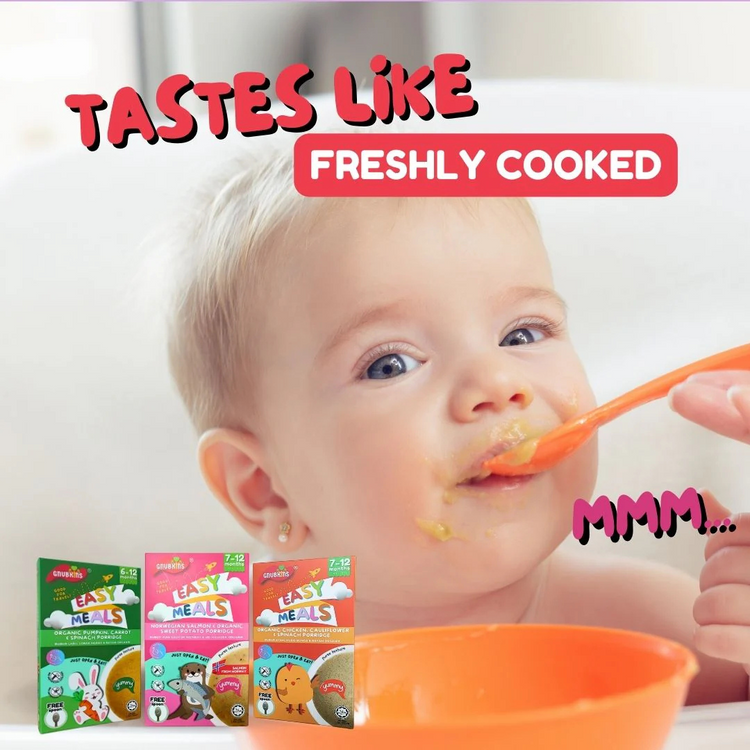 Little Baby Grains No Cook Easy Meals - 3 Flavours (6-12 months)