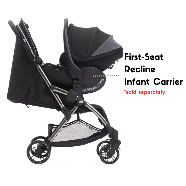 Chicco Goody Primo V2(2025) Stroller - Enchanting Silver | Newborn Auto Fold Stroller Breathable Bamboo Fabric