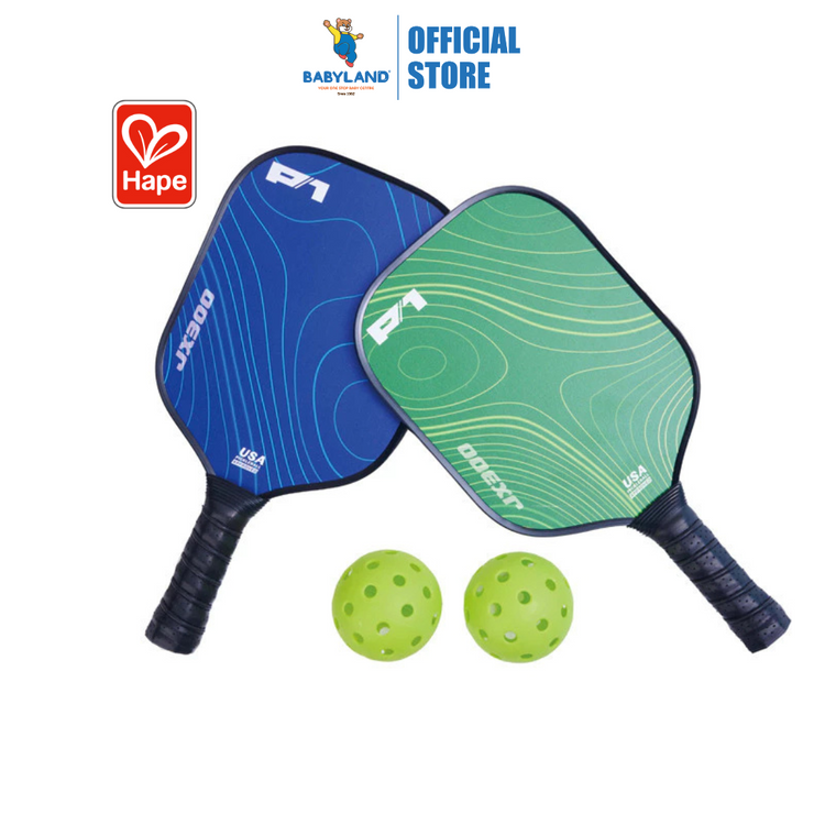 Hape 849472 Pickleball Starter Kit Suitable For Age 3+ Years