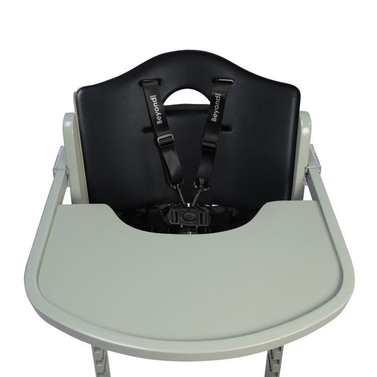 Abiie Beyond Junior Highchair - Misty Grey+Black (6m+)