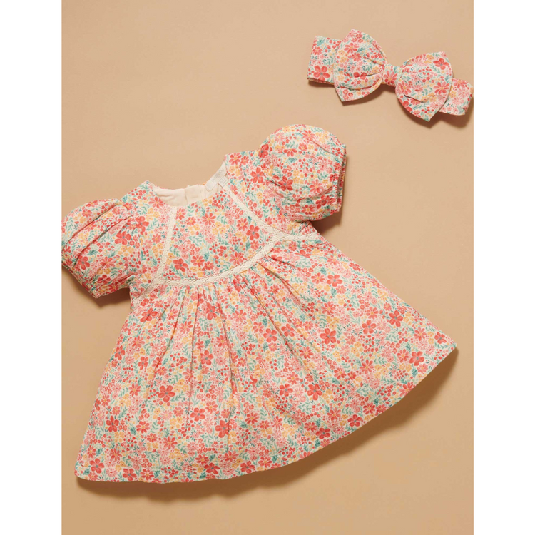 Purebaby Organic Summer Festive Floral Dress