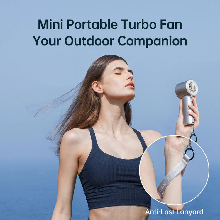 JisuLife Handheld Fan Pro1S (5000mAh) | 100 Speed | Turbo Strong Wind | Fast Charge | Alloy Body | Portable
