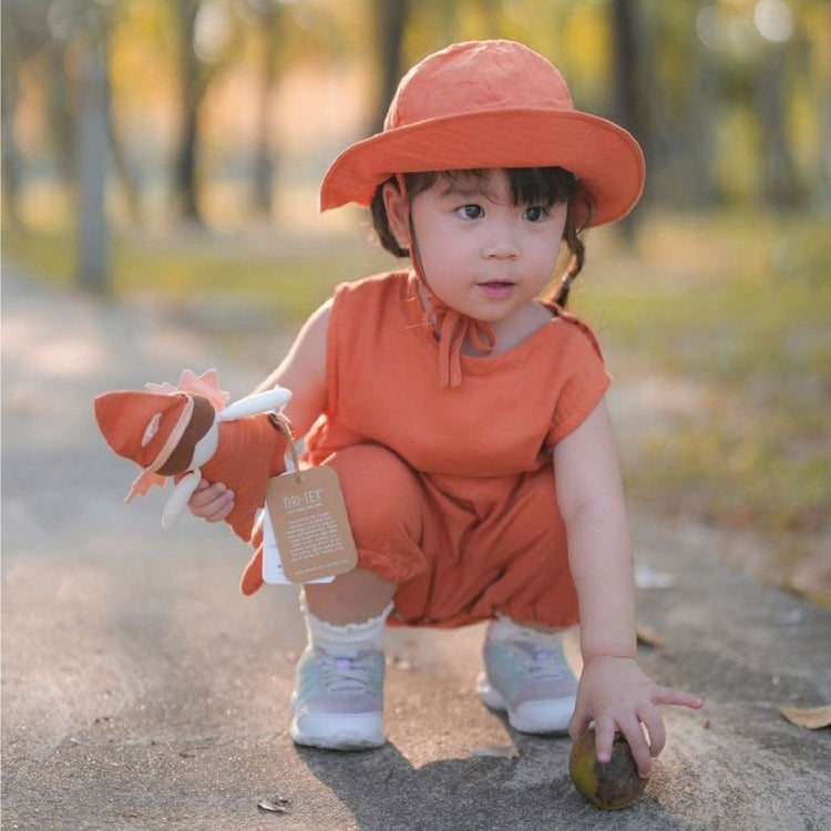 Saeson TENCEL Basic Jumpsuit Set - Autumn Brick