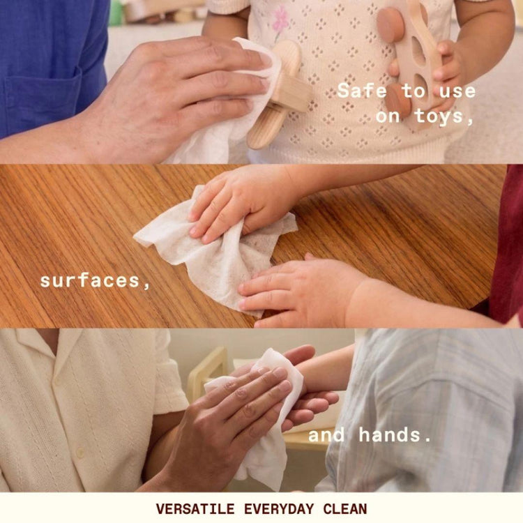 Hoppi NYE Bye-Germs Wipes 80 sheets - 3 in 1 Bundle Pack