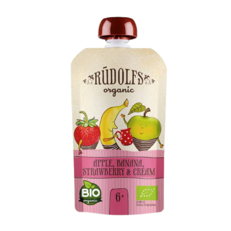 [Halal] Rudolfs Organic Premium Baby Food in Pouches (suitable: 4m+ -- 6m+)