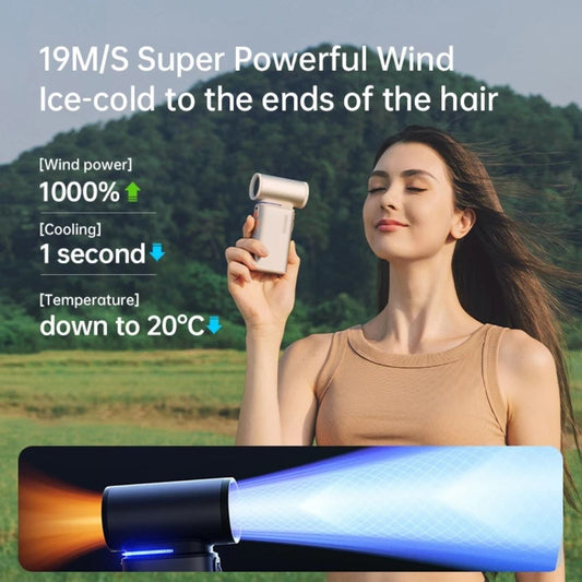 JisuLife Handheld Fan Ultra1 3-in-1 (9000mAh) | 100 Speed | Turbo Strong Wind | Air Duster | LED Light | Portable