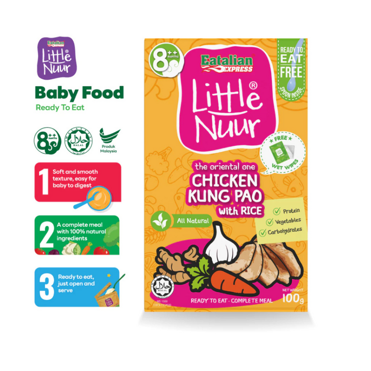 Eatalian Express Little Nuur Baby Food Stage 2 (8m+) | Makanan Bayi Bertekstur Lembut