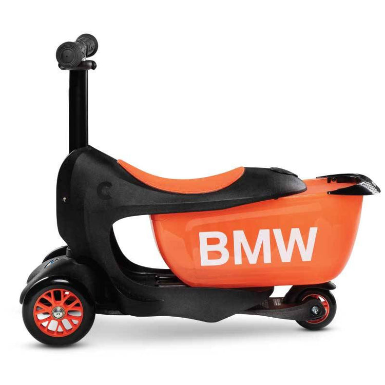 Micro BMW Mini2Go Kids Scooter - Black/Orange (3-5yrs)