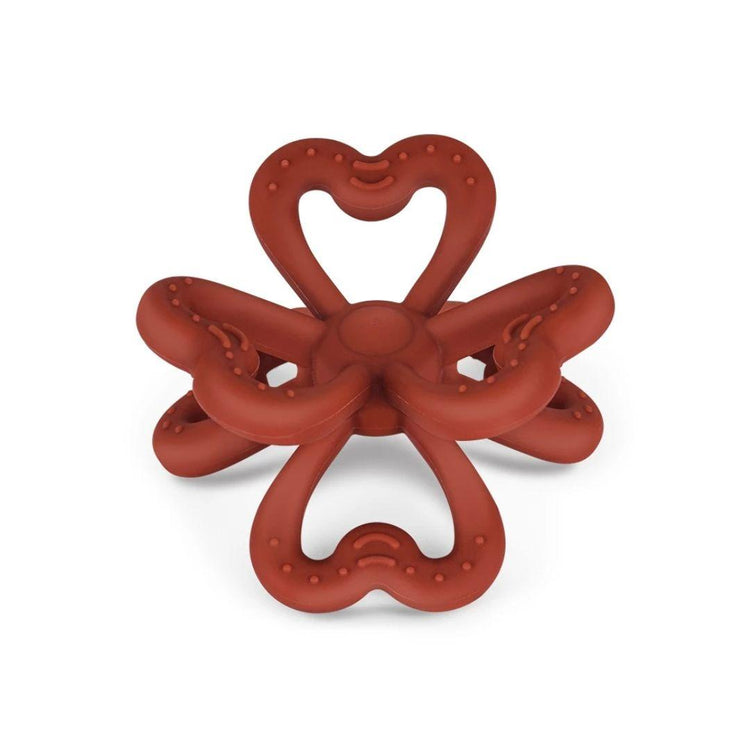 Haakaa Silicone Clover Teether - Copper (3m+)