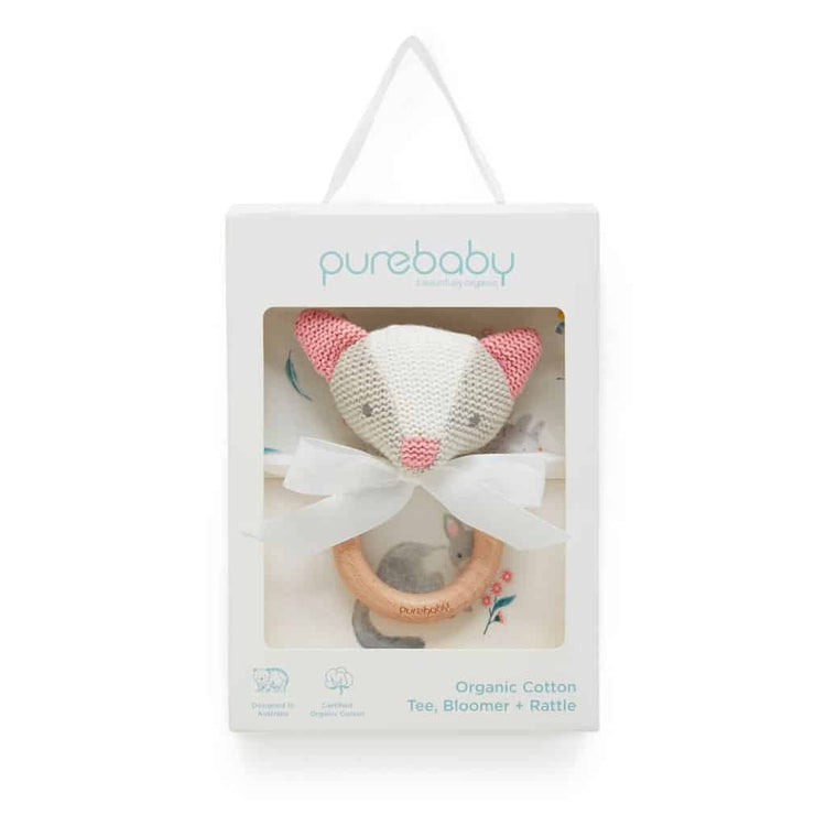 Purebaby - Organic Baby Possum Friends Gift Pack (3-6m)