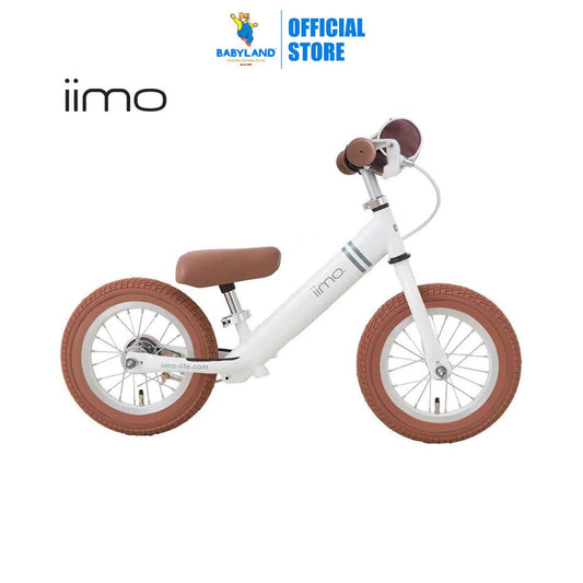 Iimo Balance Bike 12" (Kick Bike Alloy) - White ( 24 months to 60 months )