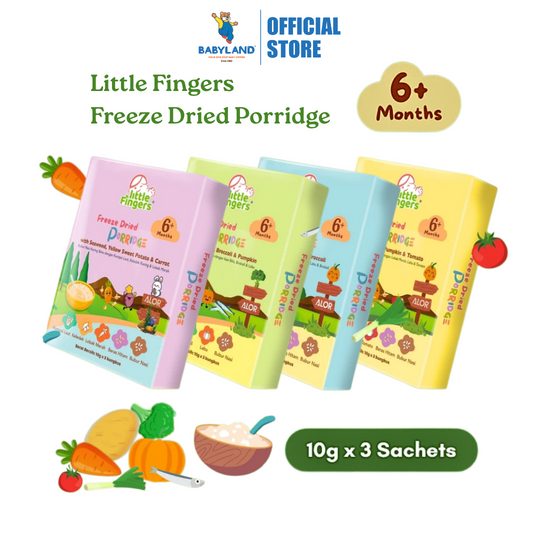 Little Fingers Freeze-Dried Porridge (6m+) (10g x 3 packet)