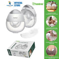 Haakaa E-Ladybug Wearable Electric Breast Pump 2pcs - Slim Silent 12 Suction Level Hands-Free