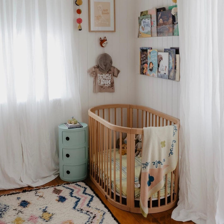 Boori Oasis Oval Cot - Beech