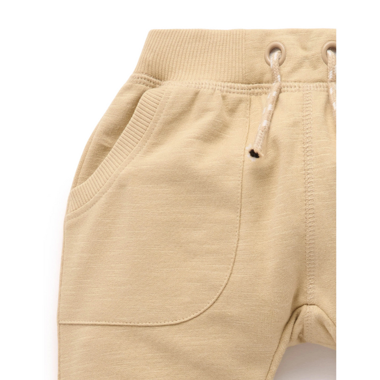 Purebaby Organic Slouchy Pants - Burrito Print