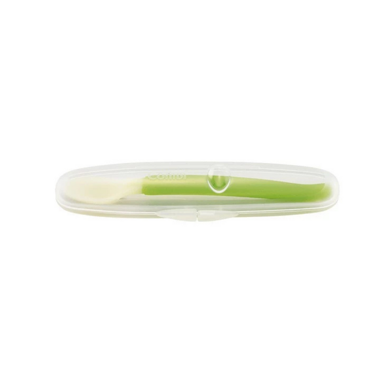 Combi Baby Label Feeding Spoon With Case (5m+)