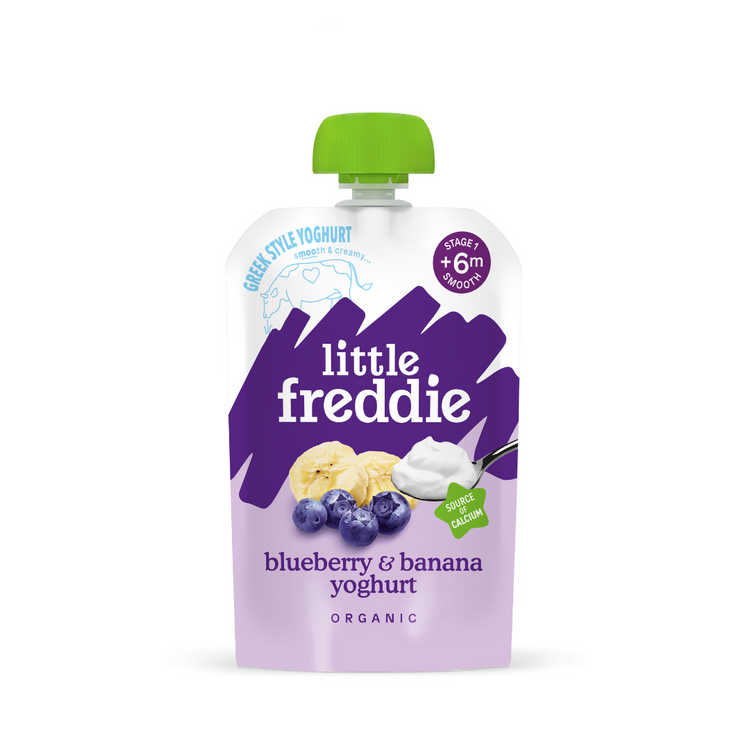 Little Freddie Blueberry & Banana Greek Style Yoghurt (100g) - 6M+
