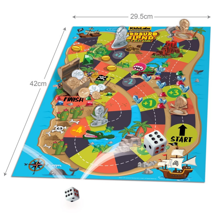 4M KidzLabs Gamemaker - Treasure Island Dig & Play Game (5Y+)