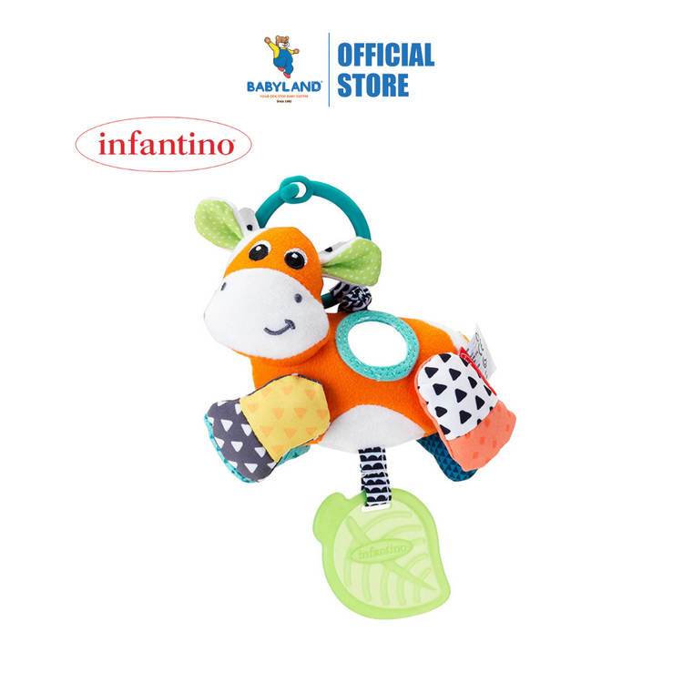 Infantino Jittery Cow - Green (0m+)