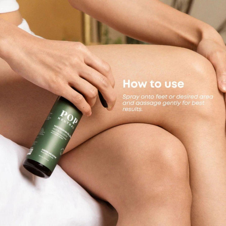 Pop Neutral Magnesium Oil Spray 100ml - Rosemary & Vanilla
