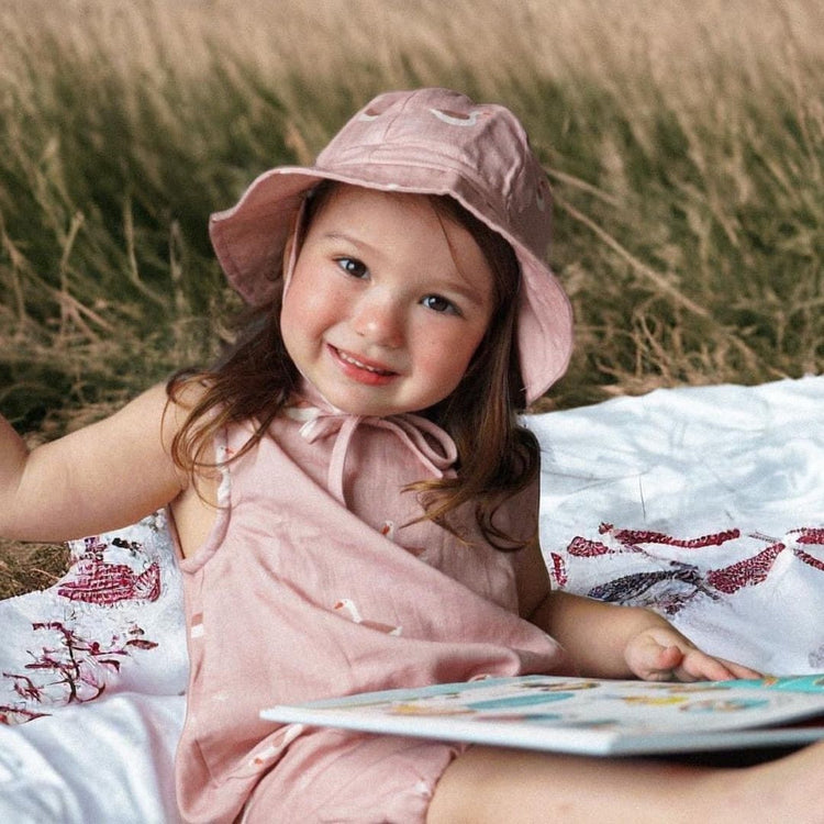 Saeson TENCEL Basic Jumpsuit Set - Rose Wood Goose