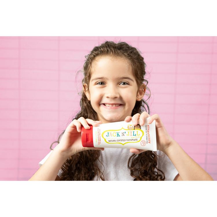 Jack N Jill Mega Berry Natural Certified Toothpaste Strawberry 200g