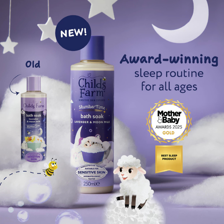 Childs Farm SlumberTime Bath Soak - Lavender & Moon Milk (250ml)