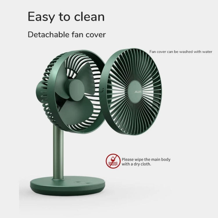 JisuLife Portable Oscillating Extendable Desk Fan FA13P (8000mAh) | Upgraded Version
