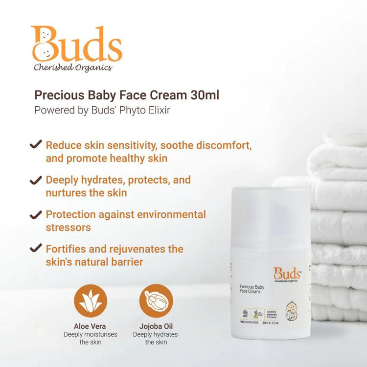 Buds Organics BCO Precious Baby Chubby Face Cream (30ml) NEW