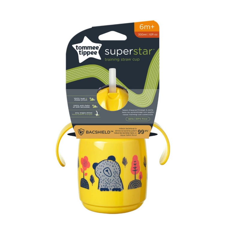 Tommee Tippee Superstar Training Straw Cup Bottle 300ml (6m+)