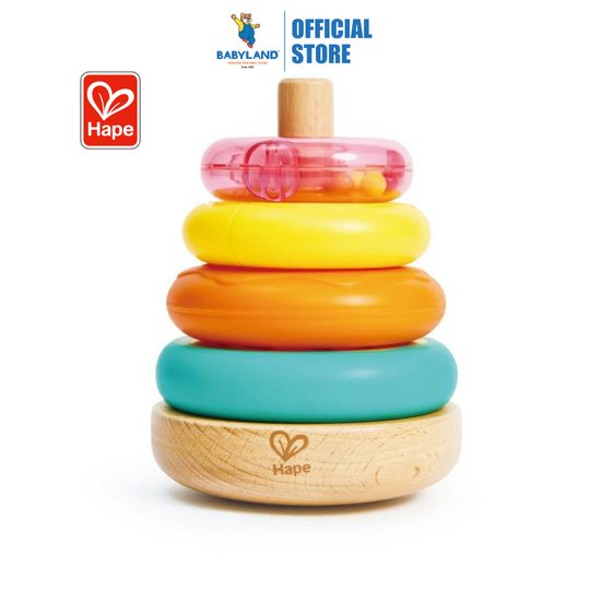 Hape 0532 Stacking Donut Toy Suitable for Age 18M+