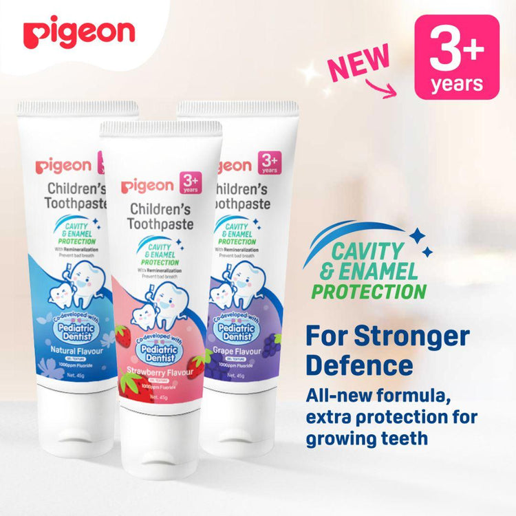 Pigeon Children's Toothpaste 45g - Grape (3+ Years)