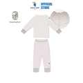 Hamako Tencel Baby Button Long Set Stary Gingham