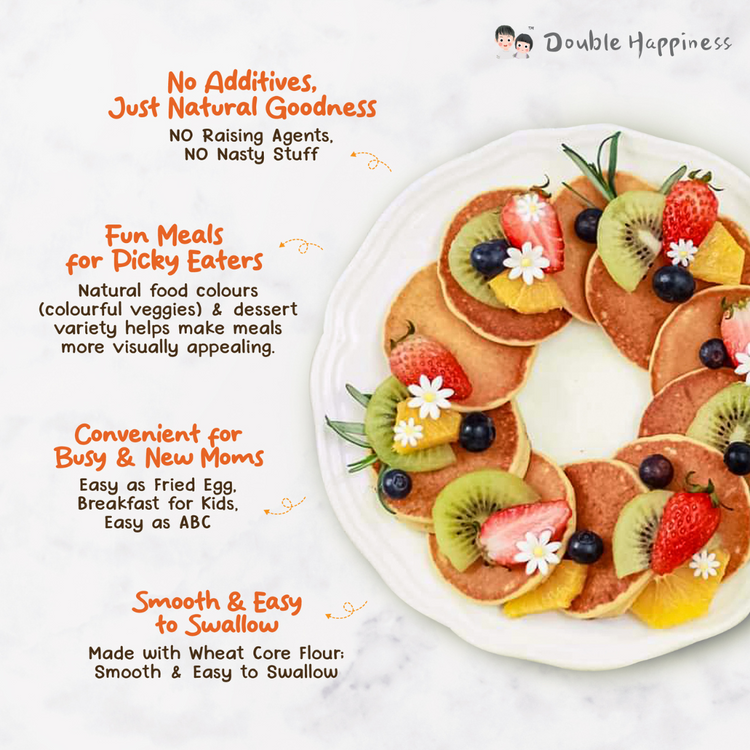 Double Happiness Baby Veggie Pancake Premix 90g